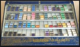 J and P Coats metal spool cabinet