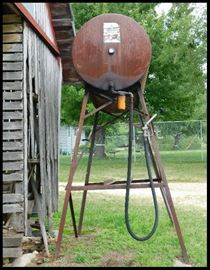 There are TWO outdoor fuel tanks. Here is a photo of one of them.