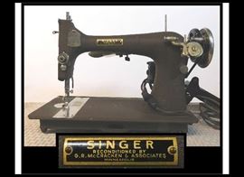 Singer Reconditioned by G.R. McCracken and Associates from Minneapolis