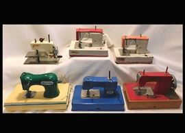Toy sewing machines including Straco, AMC, Kay and EE and Cabbage Patch