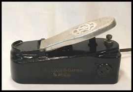 Willcox and Gibbs electric foot pedal