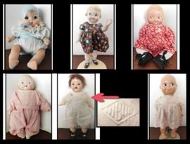 Antique baby dolls