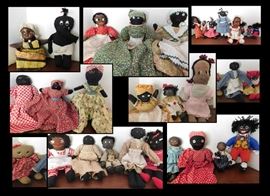 Collection of Black Americana dolls