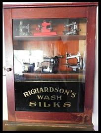 Richardson's wash silks display case