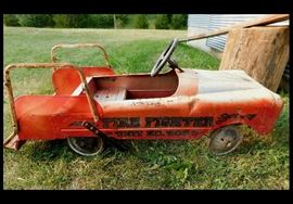 Firefighter Unit Number 508 pedal car