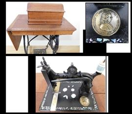 Howe Treadle Sewing Machine
