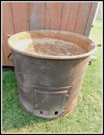 No. 2 cauldron outdoor stove.