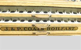 Metal J. & P. Coats Boilfast spool cabinet