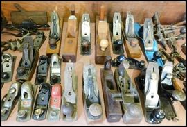 Wood planes and other tools