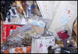 Buttons and notions including the famous Simpl-on Bachelors' Buttons