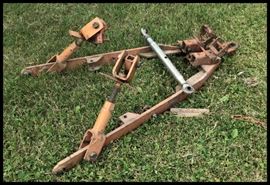 Three point hitch adapter for Allis Chalmers