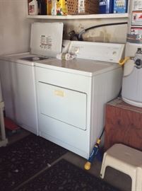 Washer and dryer