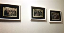 Antique Victorian fashion plates 