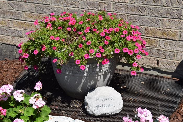 outdoor flower pot