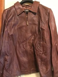 Ladies Leather Jacket by Eddie Bauer; size 3X