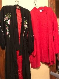 Komono and ladies silk shirt