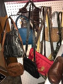 Variety of brand new purses