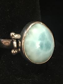 Sterling and larimar 
