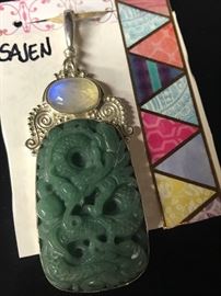Sajen carved pendant