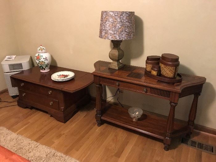 Drop leaf Coffee Table, Console Table
