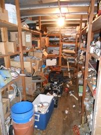 storage trailer inside - plumbing & more