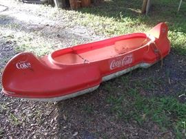 Coca Cola kayak / canoe