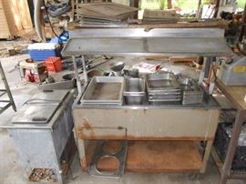 stainless trays & more