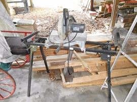 delta miter saw on stand
