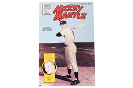 First Edition Mickey Mantle Magnum Comic Book: A first issue of the Mickey Mantle comic book published by Magnum Comics, “The Greatest Name in Sports Comic Books.” Published in 1991, this comic book tells the story of Mickey Mantle leaving Oklahoma and becoming a star in New York.