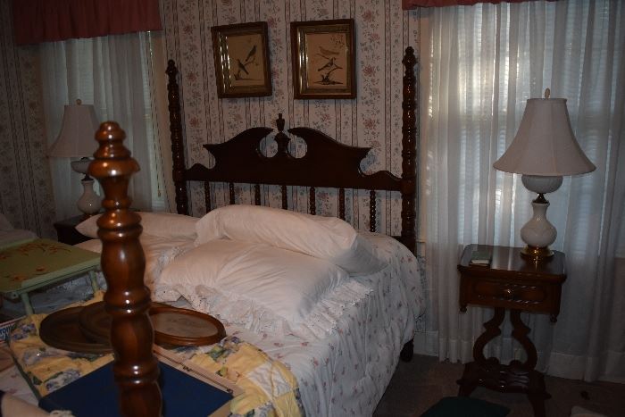 Solid Black Walnut Lillian Russell Bedroom Suite
