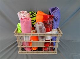 Basket of Remnant Fleece