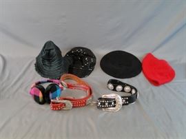 Glam Belts & Hats