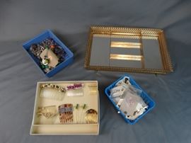 Hair Combs, Vanity Mirror