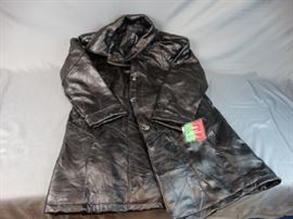 Maxam Leather Coat Large