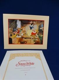 Snow White Exclusive Lithograph