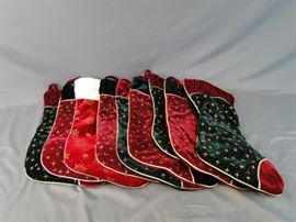 Velvet Christmas Stockings