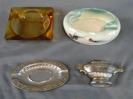 Vintage Table Lighter & Ashtray