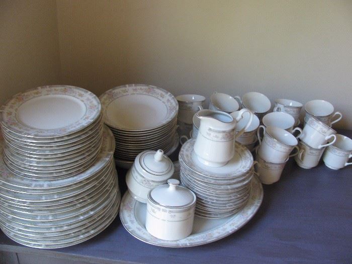 full set of dishes