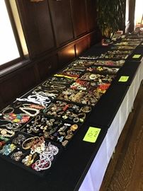 Costume jewelry at a variety of price points.