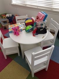 Children's furniture and toys.