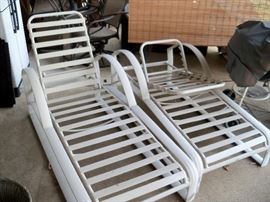 two lounge chairs (found cushions and pillows after I took pic)