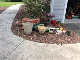 LOTS OF GARDEN THRU OUT ! 