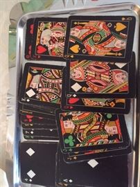 Antique Rare Black Cards