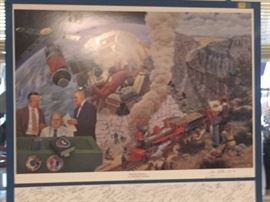 Laurie Whitehead Limited NASA signed one of 150 prints