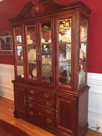 Beautiful Cherry China Cabinet