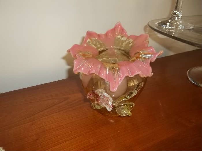 art glass vase
