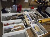 kitchen knives, utensils – some Pampered Chef , steak knives