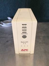 Battery Backup! - APC Back-UPS 350 Battery & Surge Protector for Electronics Computers –Back-Up Power Shortage Protection Preparation Crisis Emergency Situation Energy Outage Storm Bad Weather Tornado Flood-Manufactured by APC-- Excellent Condition!
