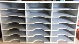 Fellowes Desk Organizer Shelving Cabinet- Manage Papers Orders Files Part Organization Medical Home Office Shop Small Business Supplies Equipment -Great Condition!
