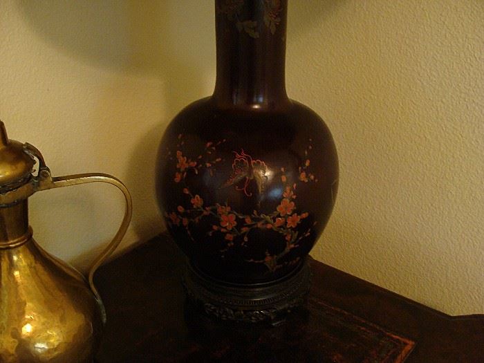 Hand painted lamp base